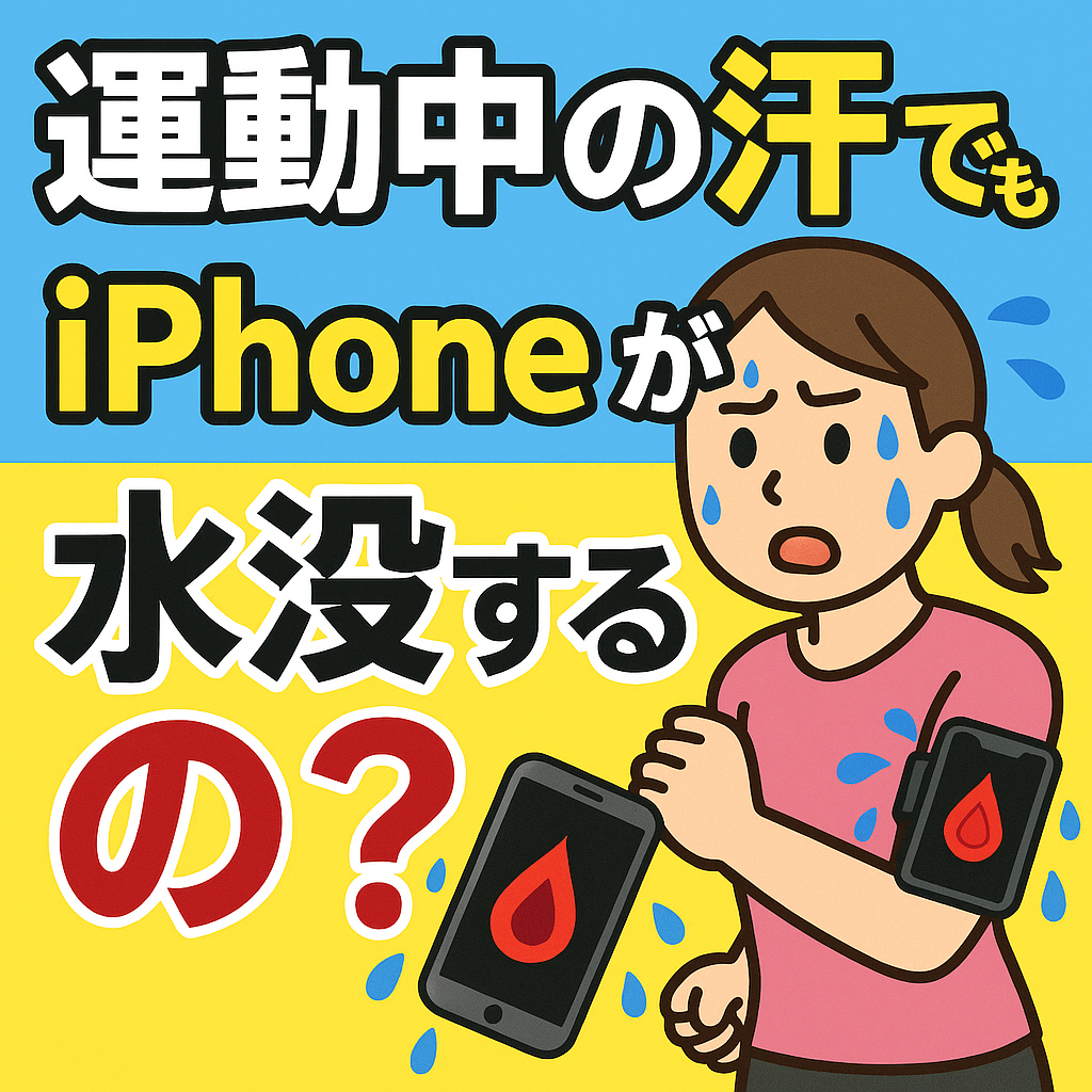 【第74回】スポーツ時の汗でも水没になる？